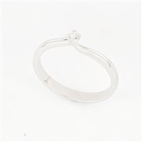 Anello Zorzan Gioielli Donna in Oro bianco Diamante 0.03 Ct ANPZ3033 - ANPZ3033